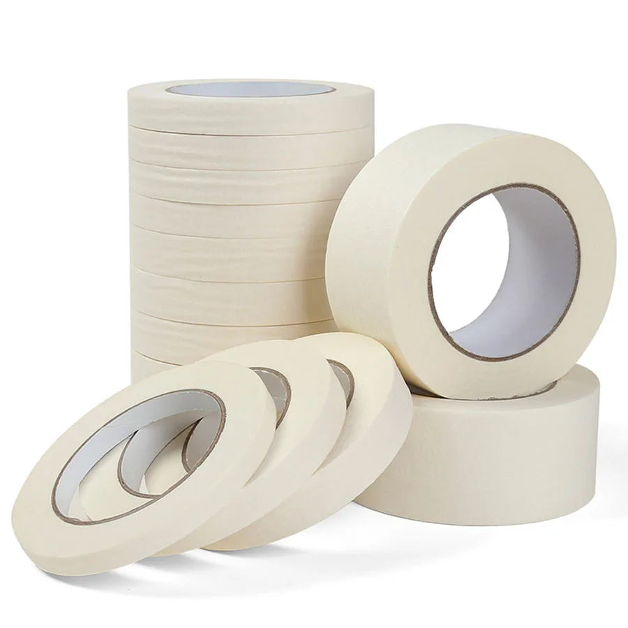 1 Pack White Masking Tape, 50M General Purpose Painters Tape Easy Removal for Purpose, Painting, Painter's, DIY Crafts Arts