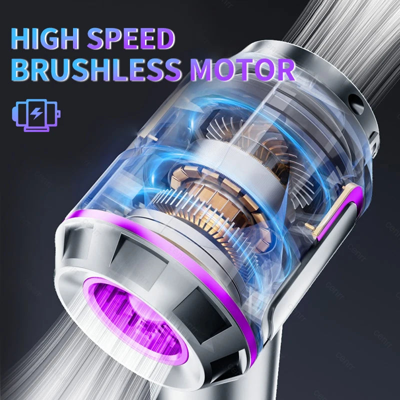 NEW 998000PA Car Vacuum Cleaner Portable Handheld Cordless Powerful Car Cleaner Strong Suction Vacuum Cleaner Cleaning Machine