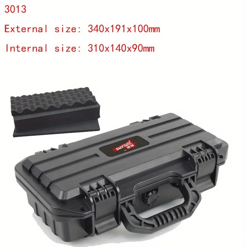 Waterproof Anti-fall Precision Instrument Storage Box Portable Plastic Protective Safety Tool Box With Sponge Shockproof ToolBox