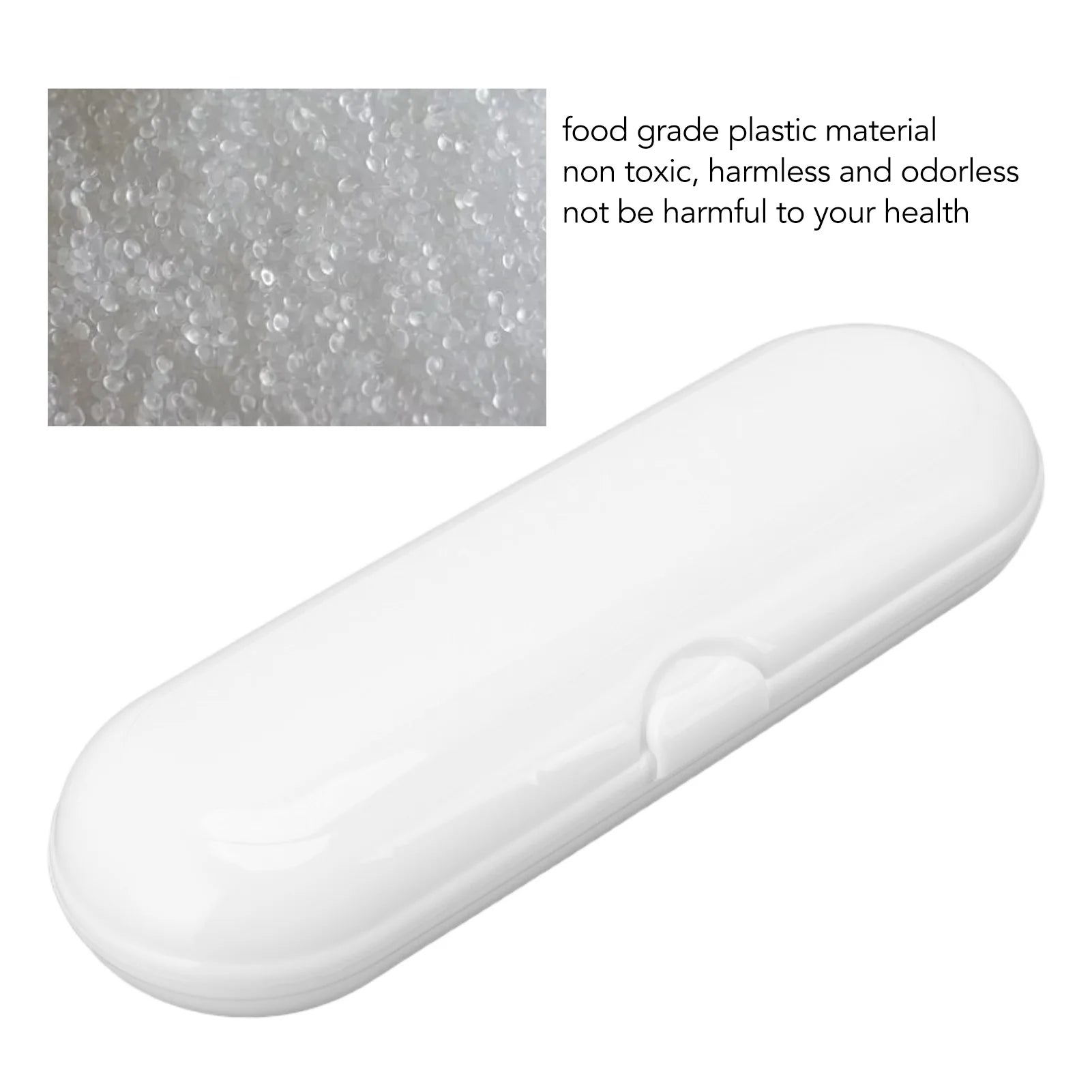 Electric Toothbrush Travel Case Portable Food Grade Plastic Large Capacity Portable Travel Toothbrush Holder