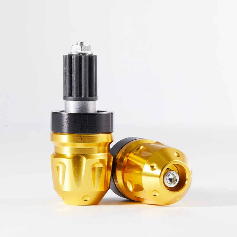 2Pcs Universal Motorcycle Handlebar Grips Handle Bar Cap End Plugs Counterweight Cap Protective Aesthetic Accessories