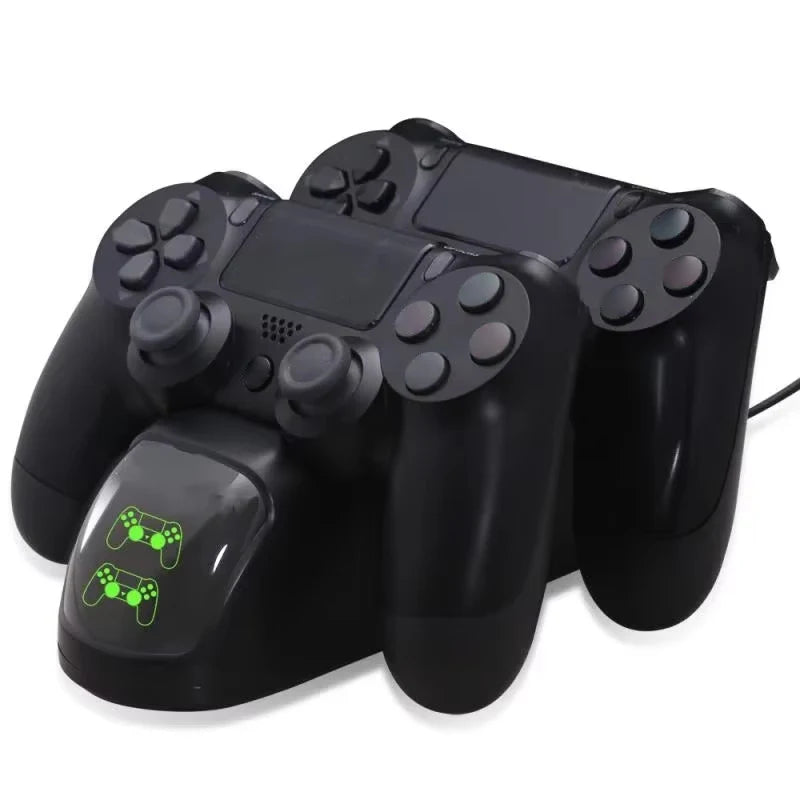 DATA FROG PS4 Charging Station Controller Charger For Wireless PS4 USB Dual Dock Station For PS4 Slim / PS4 Pro