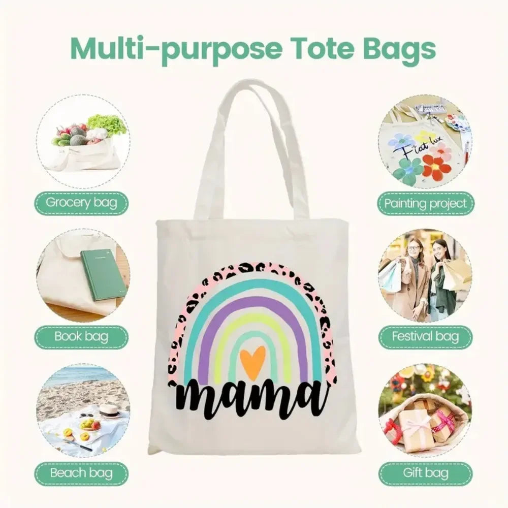 Newest Shoulder Bag Halloween Pumpkin Candy Ghost Cartoon Canvas Tote Bag Trick Or Treat Shoulder Bag