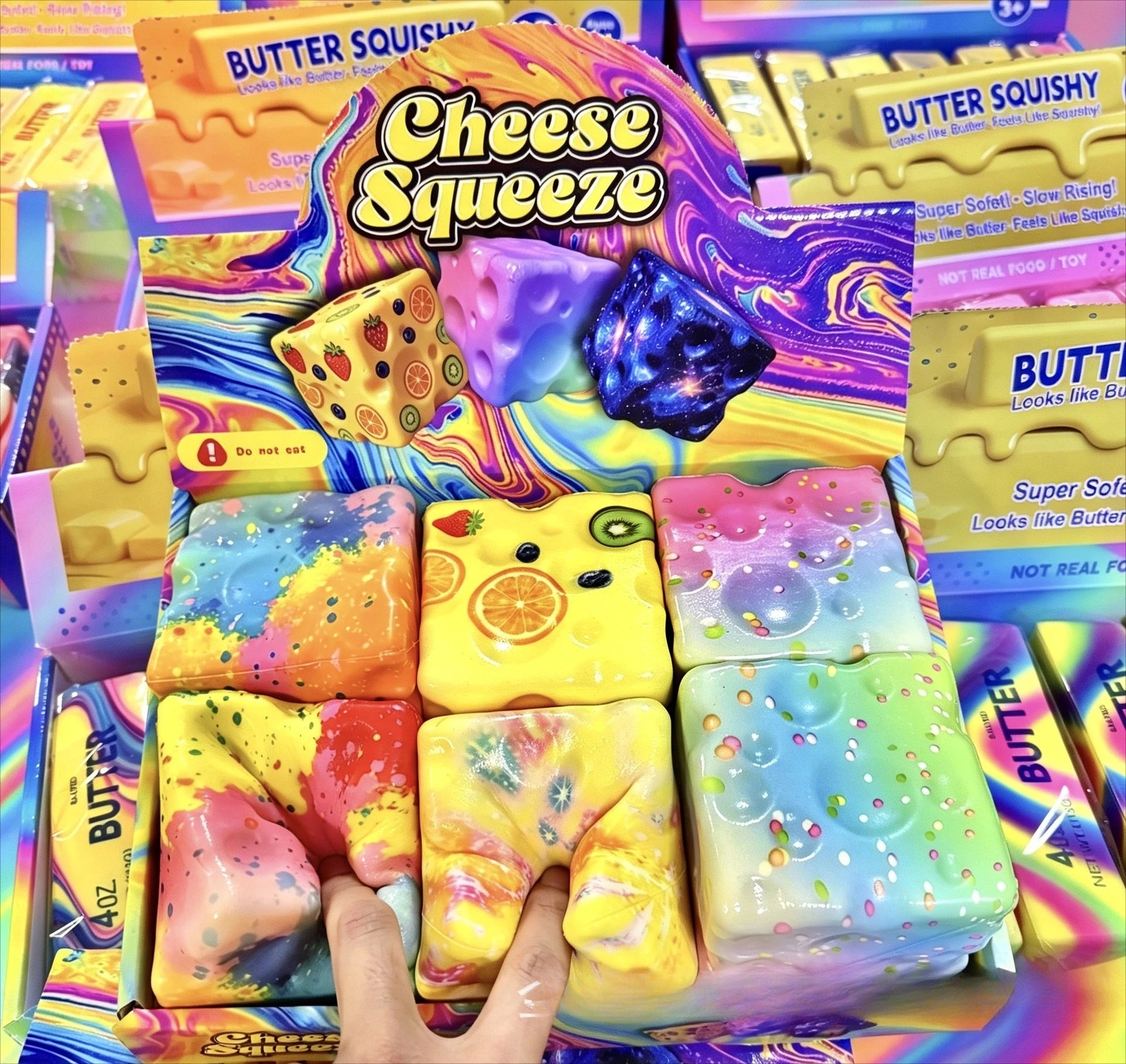 1/6/12pcs Soft Slow Rebound Butter Stick Realistic Silicone Squeeze Stress Relief Gadget Funny Anti-Anxiety ﻿Squeeze Party Gift