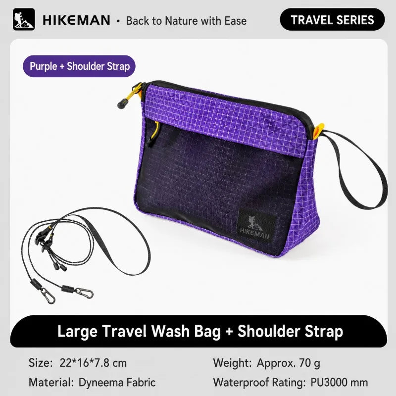 Ultralight Dyneema Waterproof Dry Bag UHMWPE Toiletries Makeup Storage Pouch Camping Hiking Beach Swimming Bushcraft Travel Gear