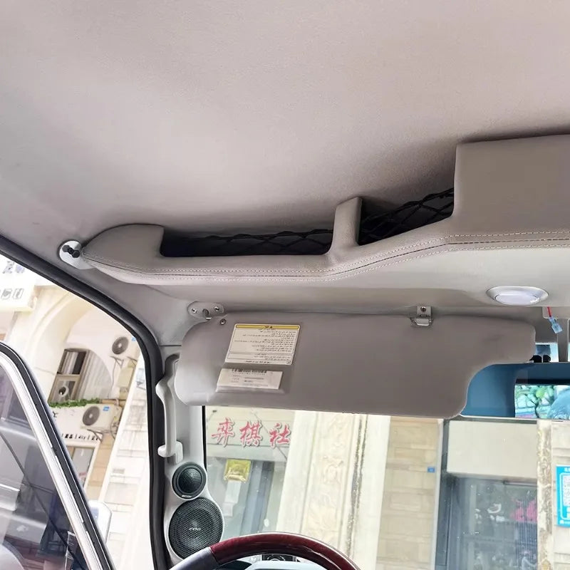 Full Storage Leather Roof Console With Lights for Toyota Land Cruiser 76 79 LC76 LC79  Single Cab Dual Cab Accessories