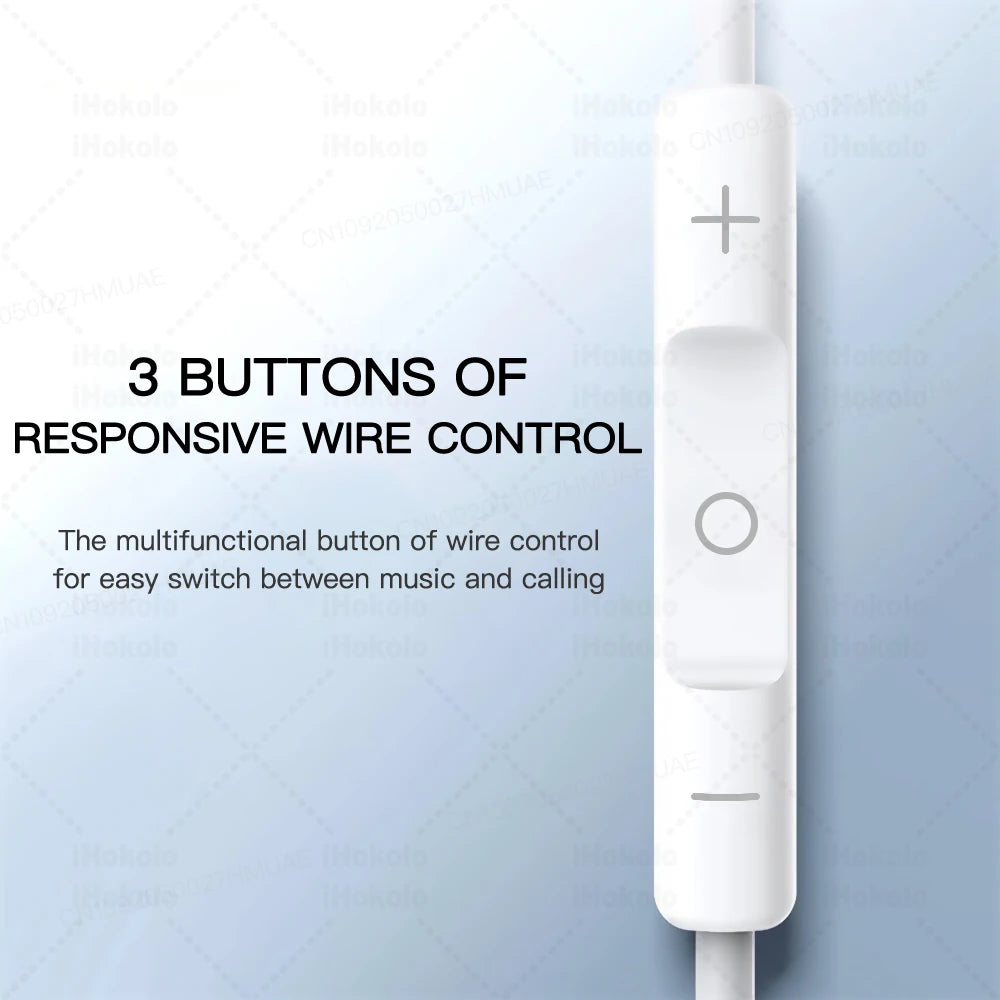 Original Wired Earphones For Apple iPhone 17 16 15 Pro Max 14 13 12 11 X XS XR Type C Lightning Headphones 3.5mm In-Ear Earbuds