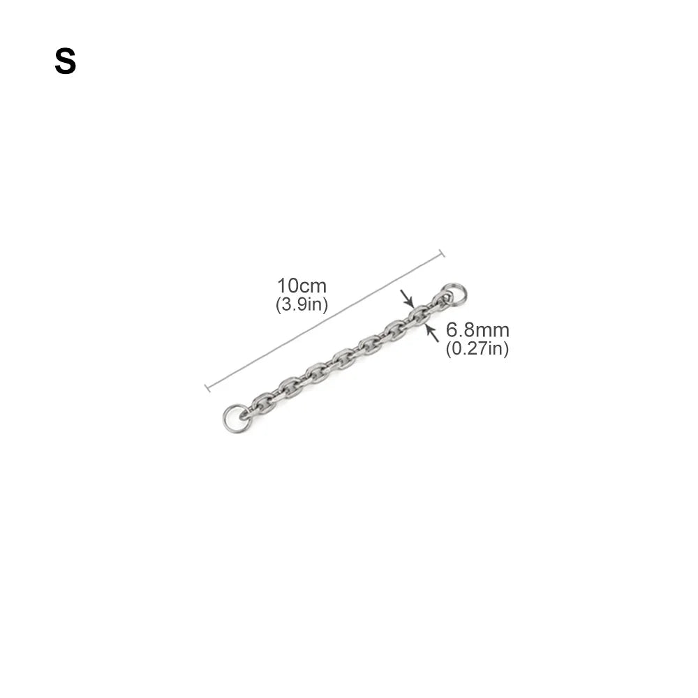 S/M/L Titanium Alloy Key Chain DIY Connection Keyring Multi-function Outdoor Tool EDC