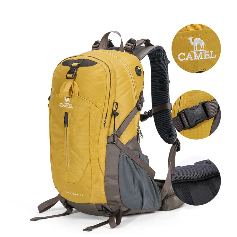 GOLDEN CAMEL Waterproof Backpacks Men Women Climbing Bag for Men Ultralight Hiking Backpack with Sport Bags Covers Camping