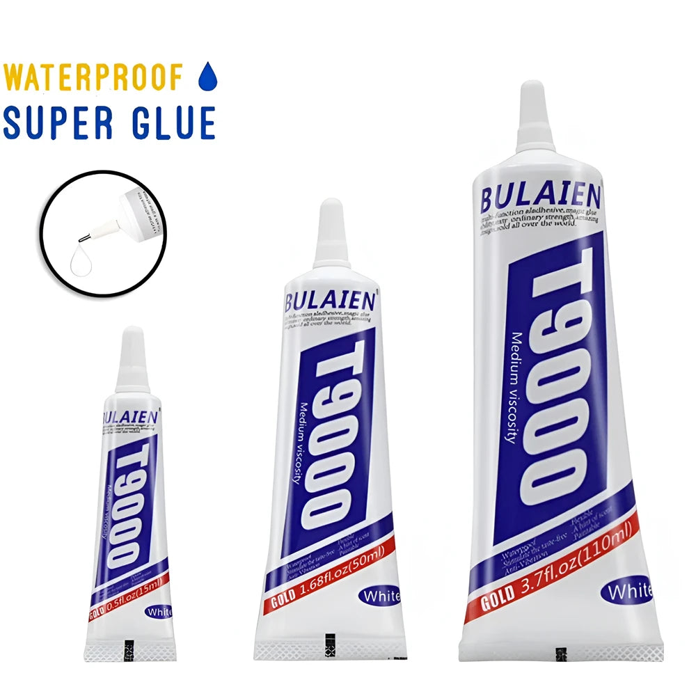 15ML 50ML 110ML Bulaien T9000 Clear Contact Repair Adhesive Acrylic Friendly Ziai Glue With Precision Applicator Tip Glue