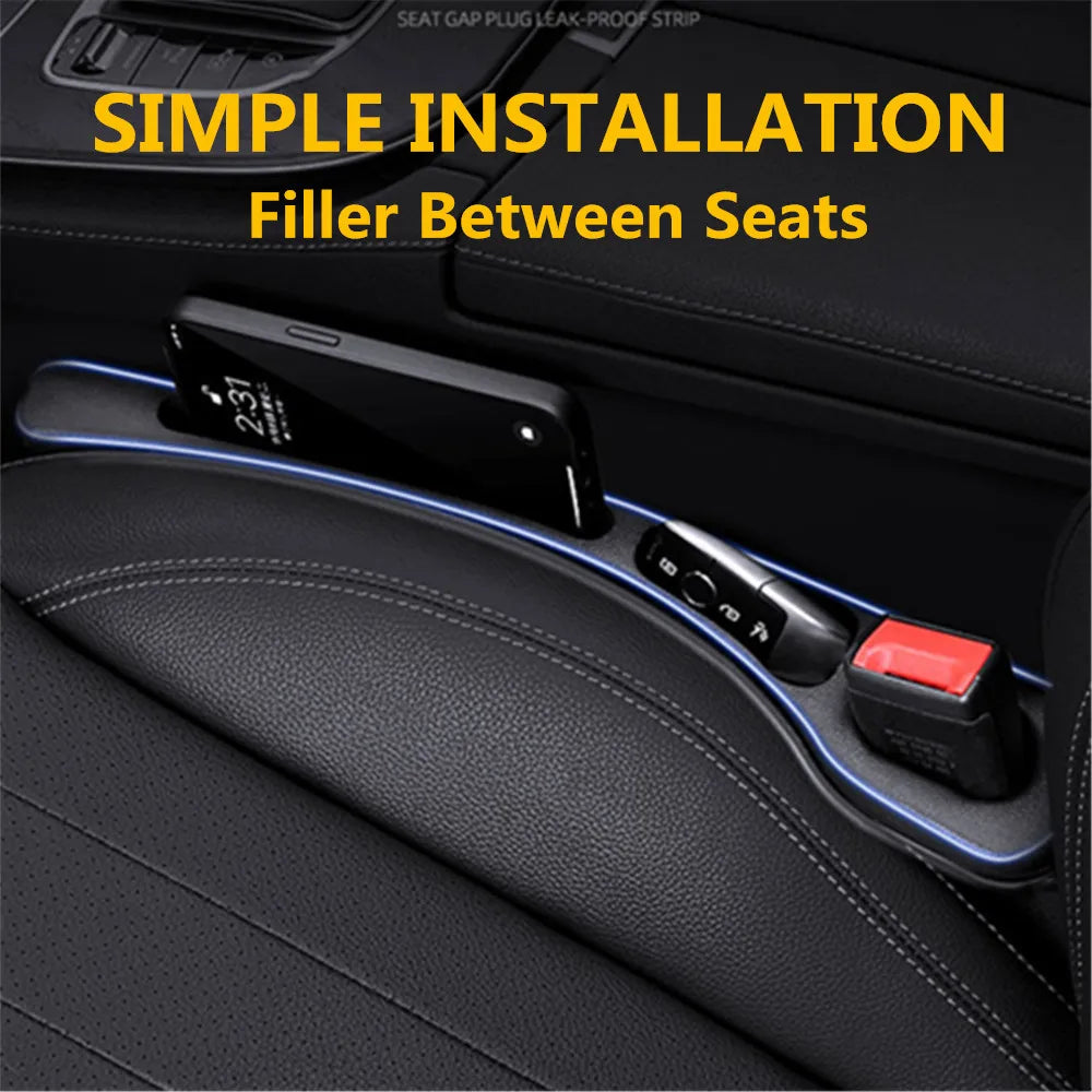 2X Car Seat Gap Filler Between Seats Crevice Interior Decoration Accessories For BMW E46 E90 E60 F30 F10 E39 G20 F20 E92 E61 F11
