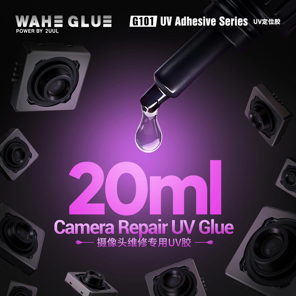 2uul G101 UV Adhesive Series For Screen Bonding and Component Fixing Cures Under UV Light 20ml Camera Repair UV Glue Tool