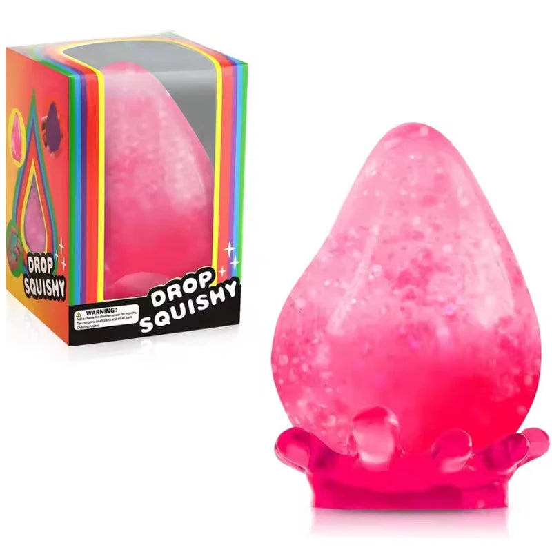 hot NeeDoh Dippin Dazzler Egg Donut prank stress relief toy soft glue vinyl squeeze toy Slow Rebound Pinch Ornament Relaxation