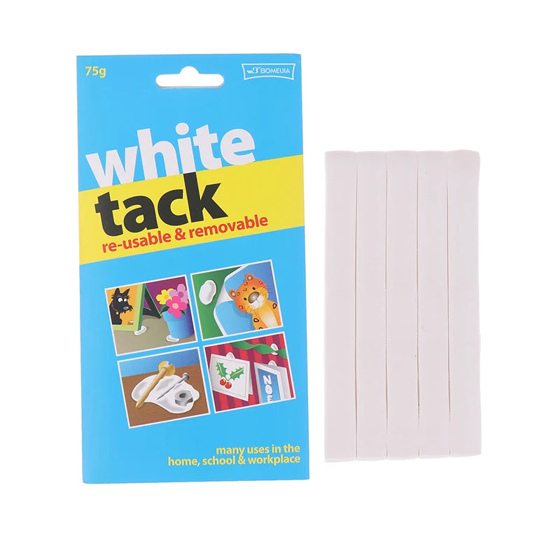 White Tack Reusable Adhesive Putty Sticky Tack Non-Toxic Removable Wall Frames Party