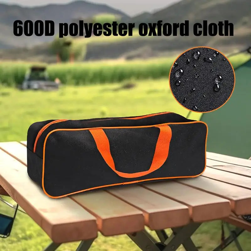 Portable Car Tool Storage Bag Car Vacuum Cleaner Storage Box Wear-Resistant Zipper Storage Box Garage Waterproof Tool Kit