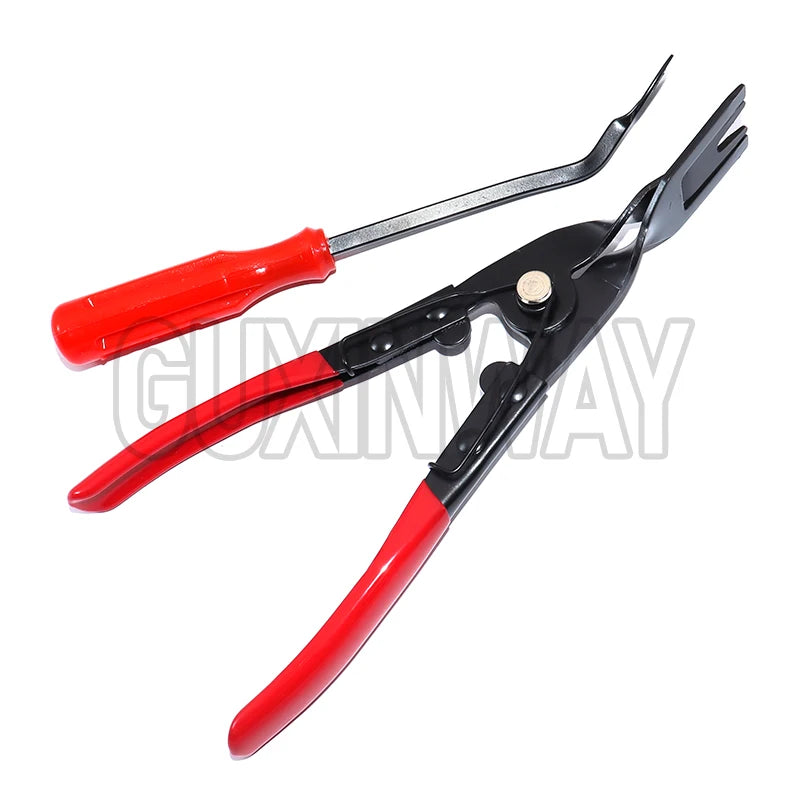 Car Clip Removal Pliers Tools Auto Body Panel Door Fastener Push Pin Trim Removal Tool Kit Automotive Pry Tool Repair Set