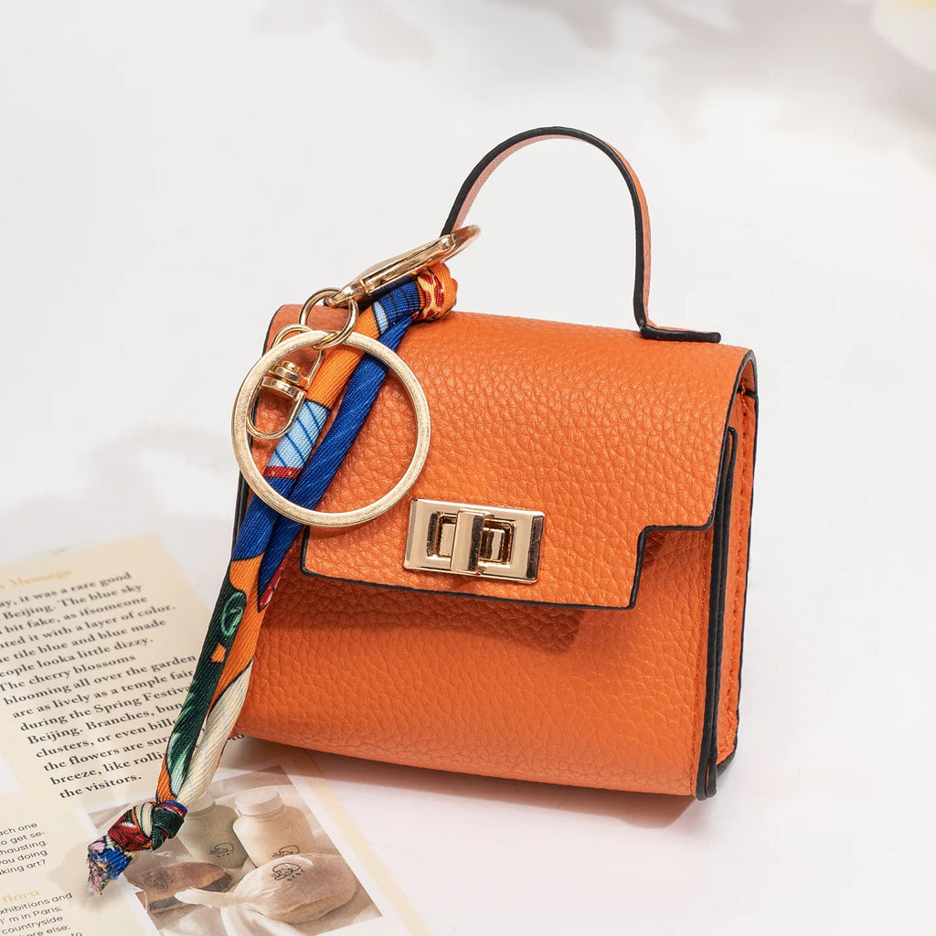 New style Mini House Small Bag Handheld Portable Hand Rope Bluetooth Earphone Bag Zero Wallet Multi functional Small Bag