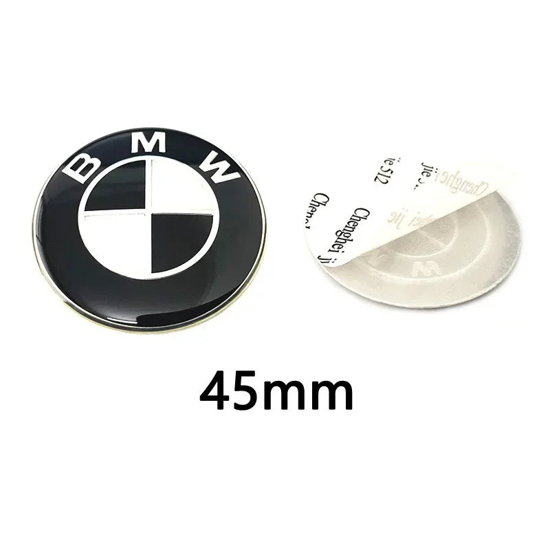 New 45mm 50th Anniversary for BMW E36 E39 E87 E60 E46 E53 E90 F10 F20 F25 F30 X3 Edition Car Steering Wheel Badge Emblem Sticker