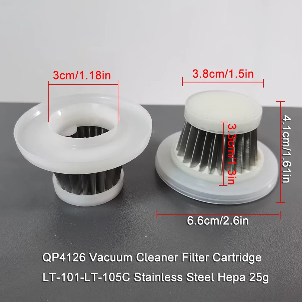 For 3101 Car Vacuum Cleaner 2PC Nonwovens Filter Element Filter Vacuum Cleaner Filter Element Home Car Cleaning Beauty Tools