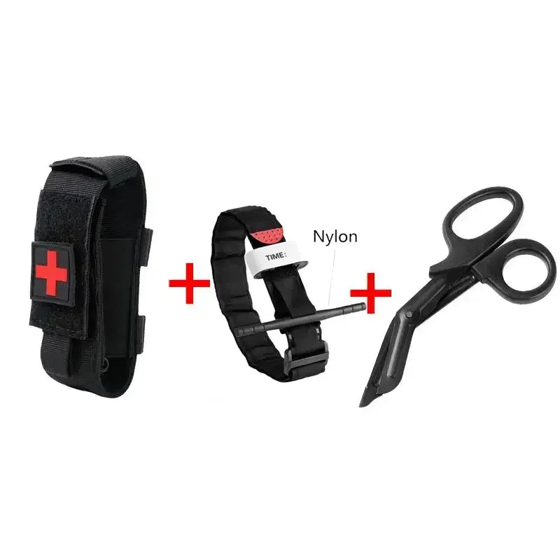 110cm Tactical Tourniquet One-Handed Operation Spinning First-Aid Supply Combat Equipment Emergency Camping Outdoor Exploration