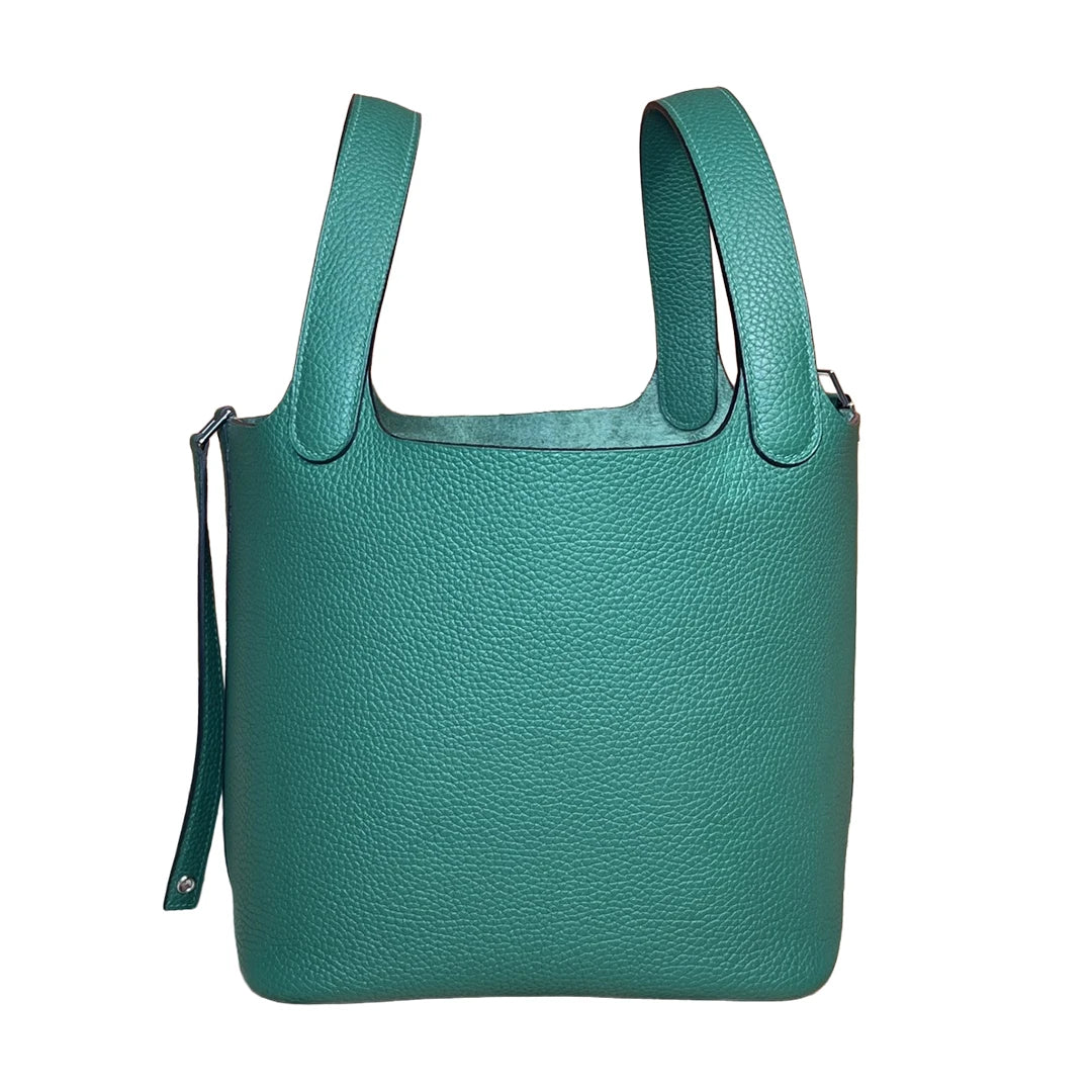 Mendy 22 CM Large size Top Quality Bucket Bags Women's Bag Lady Luxury Designer High End Bag TC Cowhide Golden Sliver