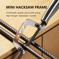 Mini Hacksaw Handmade Small Hacksaw Household DIY Handheld Saw for Wood / Plastic / Metal Cutting