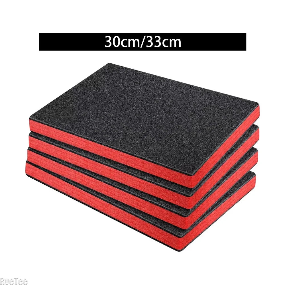 4PCS Tool Box Foam Inserts Precut Protective Padding for Cameras & Tools Cushioning Sheets for DIY Case Liners Transport Safety