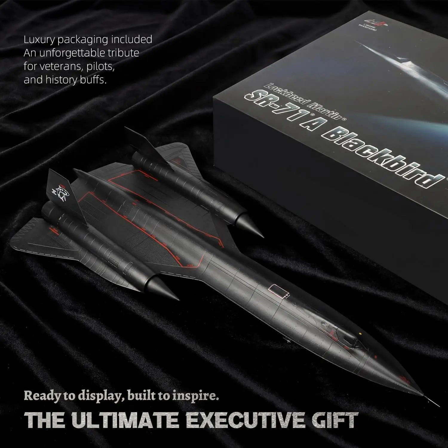 1/72 SR-71a Blackbird Metal Model High-Altitude Reconnaissance Aircraft Military Diecast Plane Model Toy for Collection or Gift