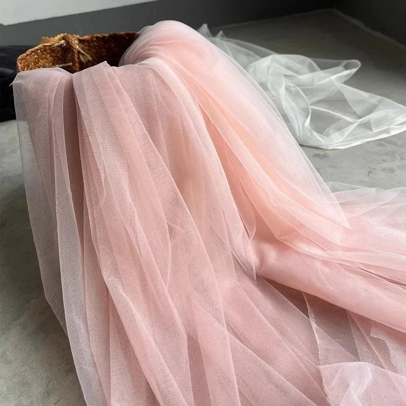 Burnt Orange Soft Tulle Fabric - Wedding Decor Curtains, Chair Covers, Tutu Skirts & DIY Crafting Mesh Material