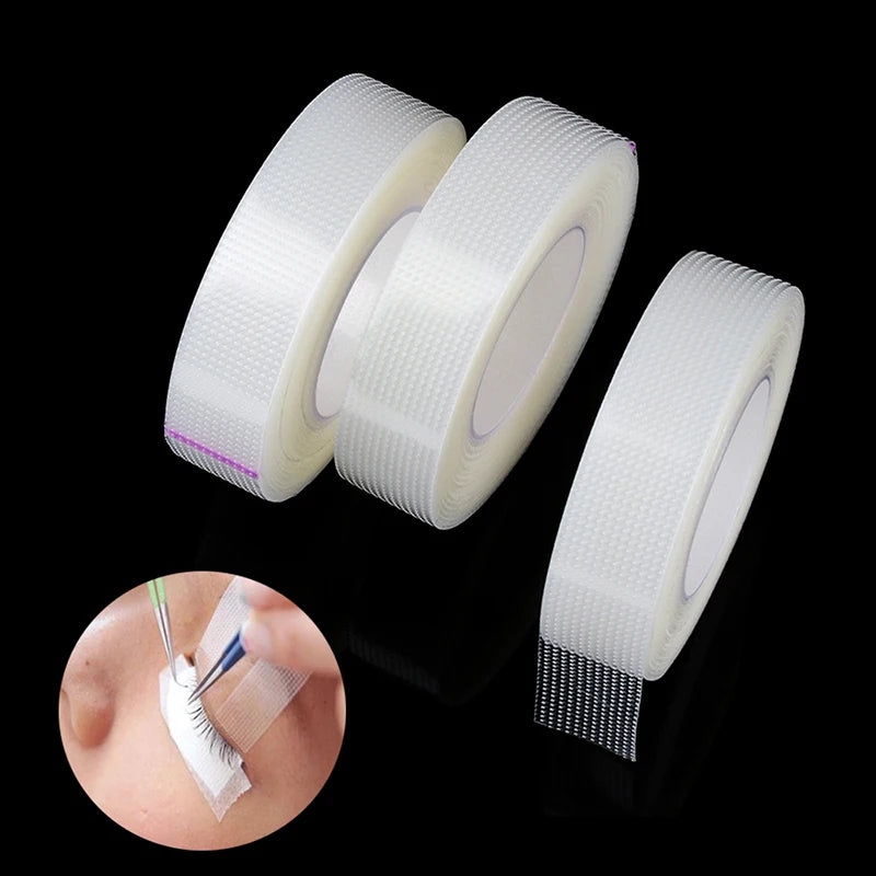Eyelash Tape Transparent Adhesive Fabric 9m/10 Yard/Roll Adhesive Breathable Micropore Fabric Tape for Eyelash Extension Supply