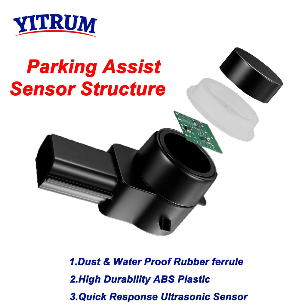 9663821577XT Black PDC Parking Distance Control Sensor For Citroen Berlingo B9 C3 C4 C5 C6 Peugeot 308 CC 407 607 Partner RCZ