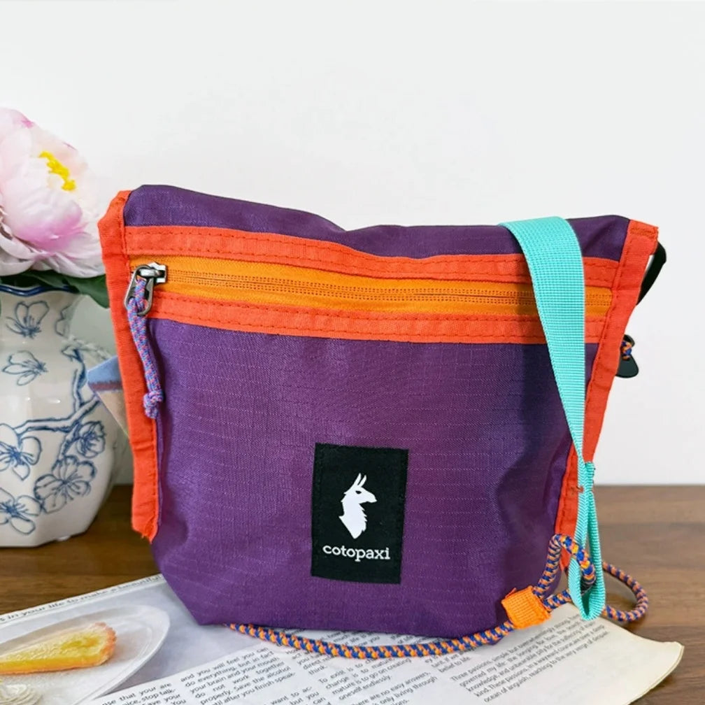 Outdoor Ultra-Light Dye Collision Crossbody Bag Camel Pattern Small Bag Summer Hiking Cycling Mini Hanging Bag