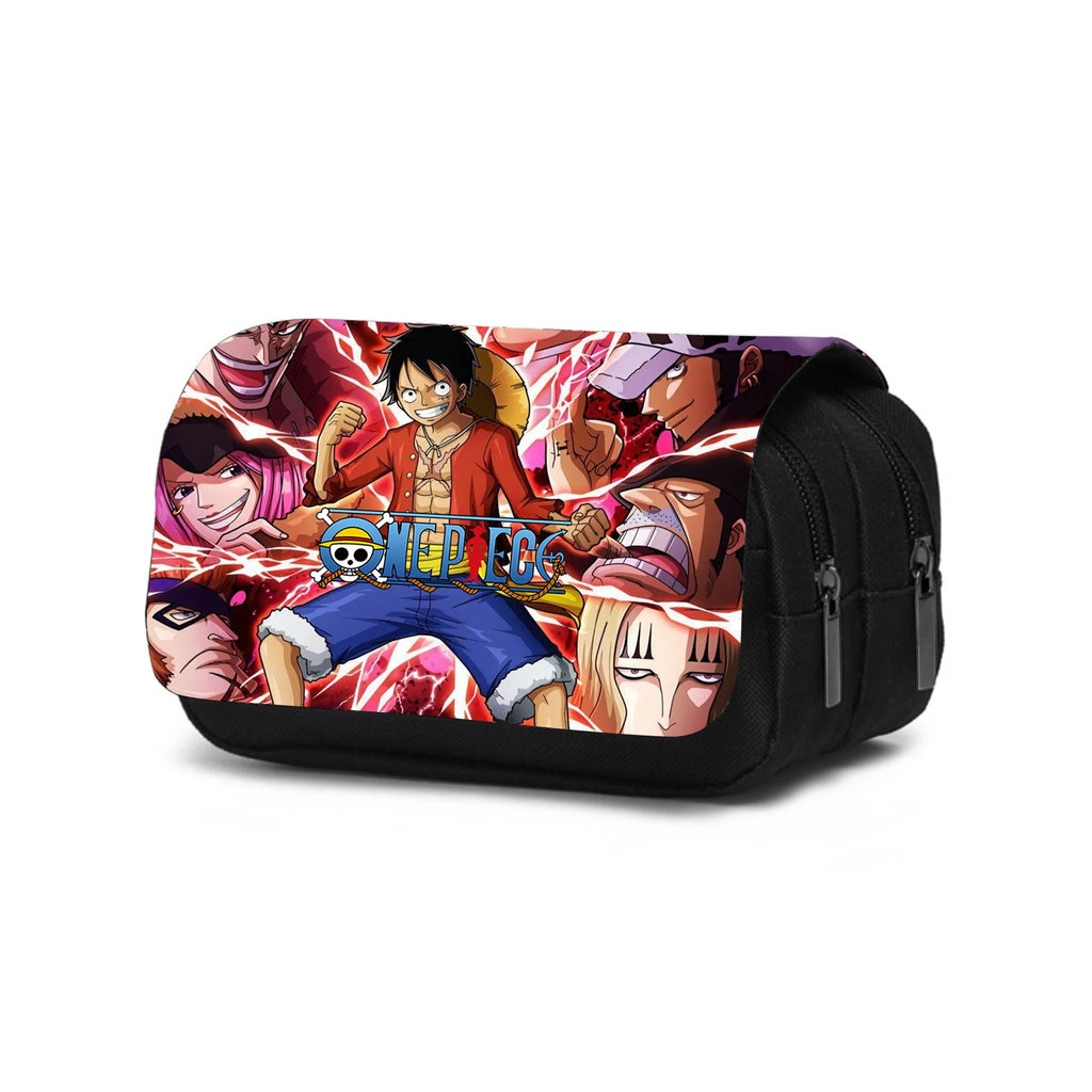 ONE PIECE Monkey D. Luffy Pencil Case Large Capacity Stationery Organizer Bag for Men, Women and Students Pen Bag Best Gift