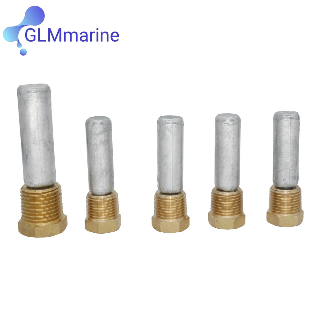 119773-92600 Ant-Corrosive Zinc Anode Kit for Yanmar 4LHA 6LP A 6LY Series Engines Oil Cooler Marine 119574-44150 119574-18790