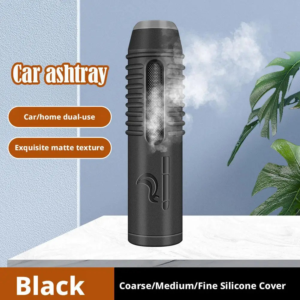 Portable Car Ashtray Anti Fly Ash Cigarette Holder Lazy Smoking Tool For Gaming Driving No Fall Ash Collector