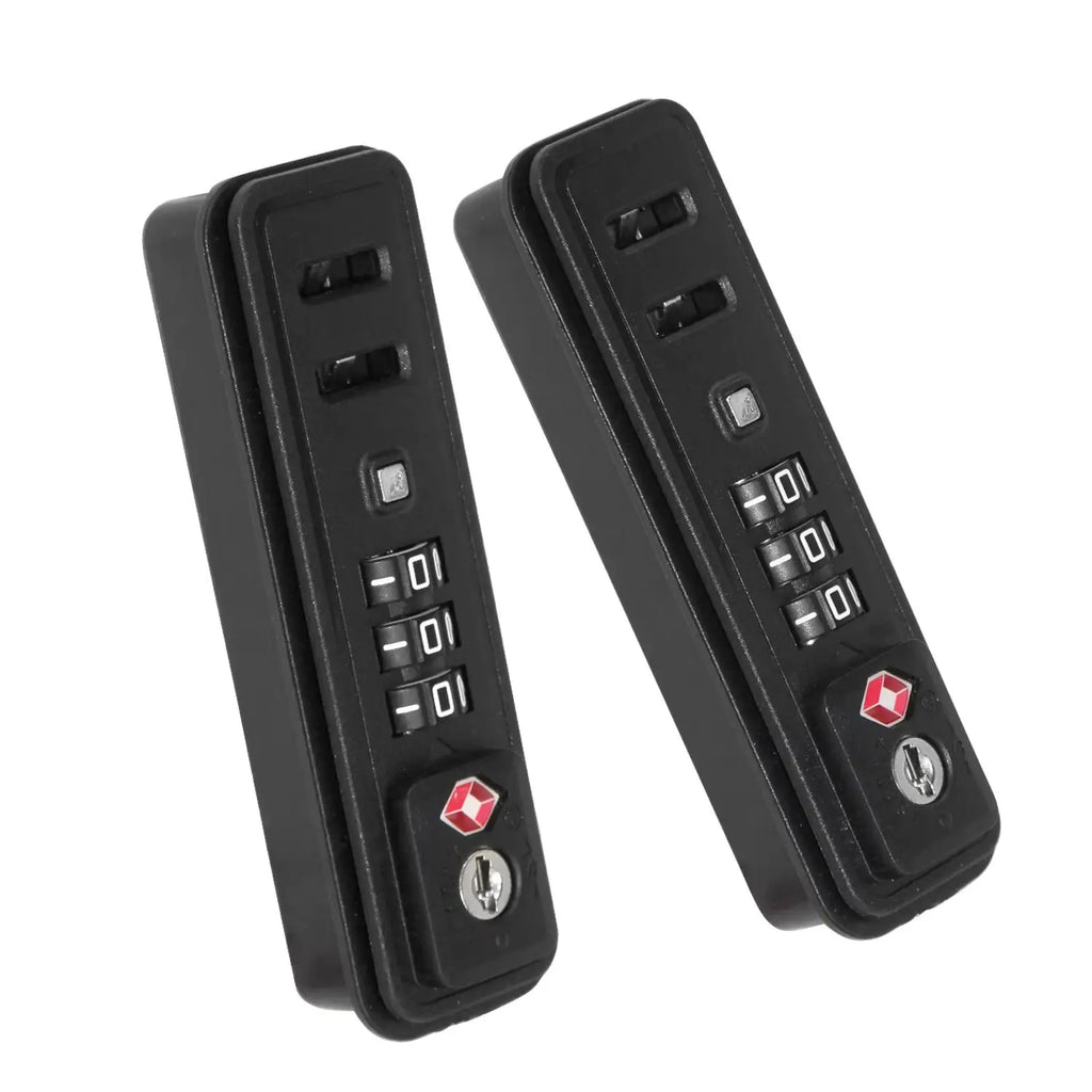 TSA007 Luggage Locks Replacement Built-in Suitcase 3 Digit Combination Resettable Anti-Theft Travel Security Repair Lock 1/2Pcs