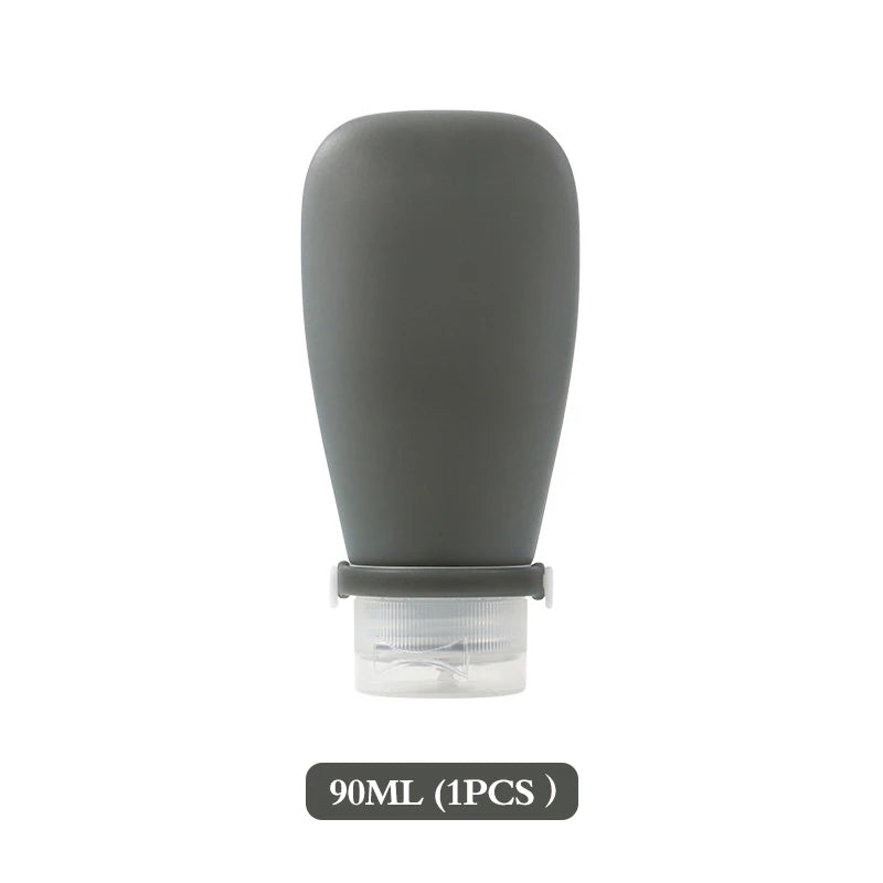 Silicone Travel Bottles Leak Proof Squeezable Refillable Containers Cosmetic Tube for Lotion Soap Liquids Bottling 30/60/90ml