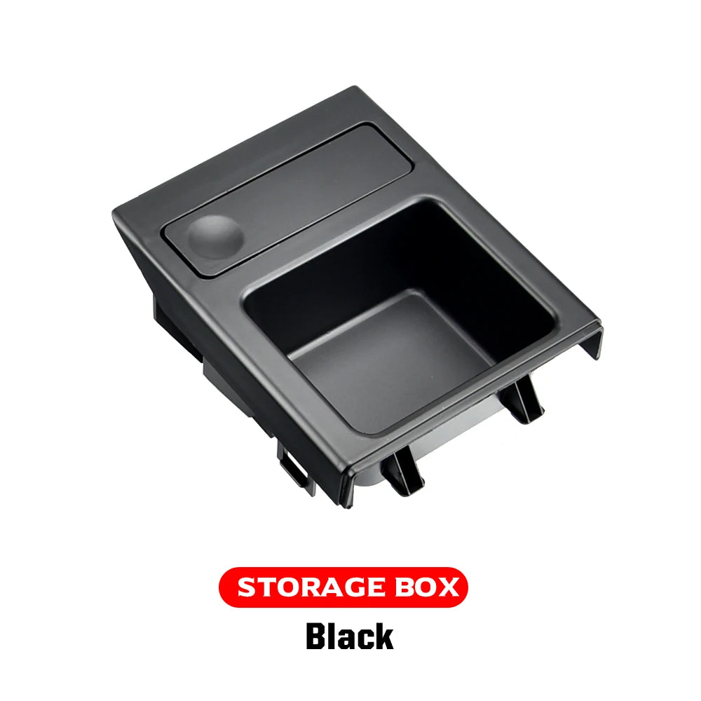 New Double Hole Car Styling Front Center Console Storage Box Coin + Cup Holder For Bmw 3 Series E46 323i 318I 98-06 51168217953
