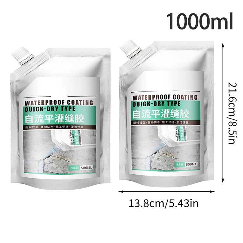 Grouting Adhesive Heavy-Duty Concrete Floor Crack Repair Adhesive Filling Liquid Grouting For Repairing Road Potholes