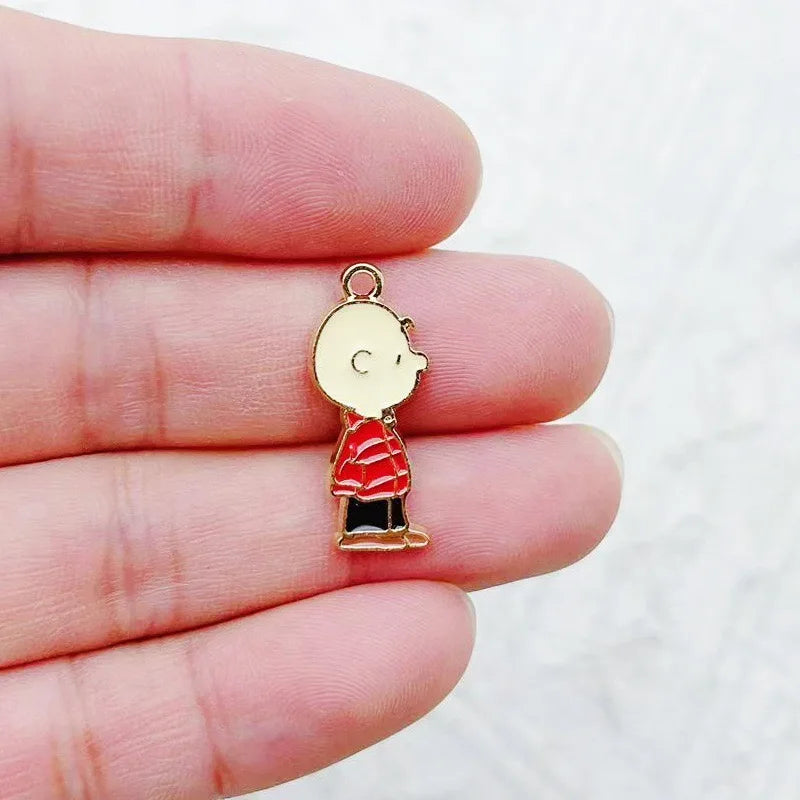 10pcs Cute Card Puppy Series Pendant, DIY Jewelry Making Earrings, Keychains, Jewelry Accessorie