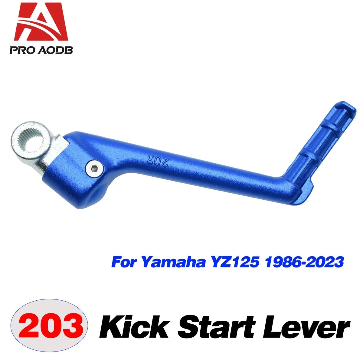 For Yamaha YZ125 YZ250 YZ250X YZ250F YZ450F YZ250FX YZ450FX WR250F WR450F Motorcycle CNC Forged Kick Start Starter Lever Peda