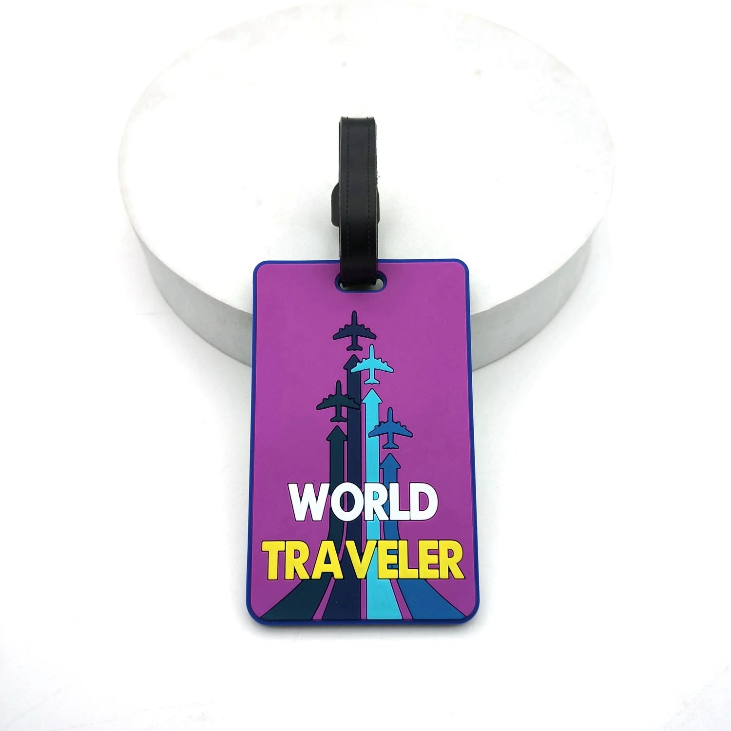 1PC Cute Luggage Tag Creative Suitcase Silicon Portable Travel Label Holder Bag Travel Essentials
