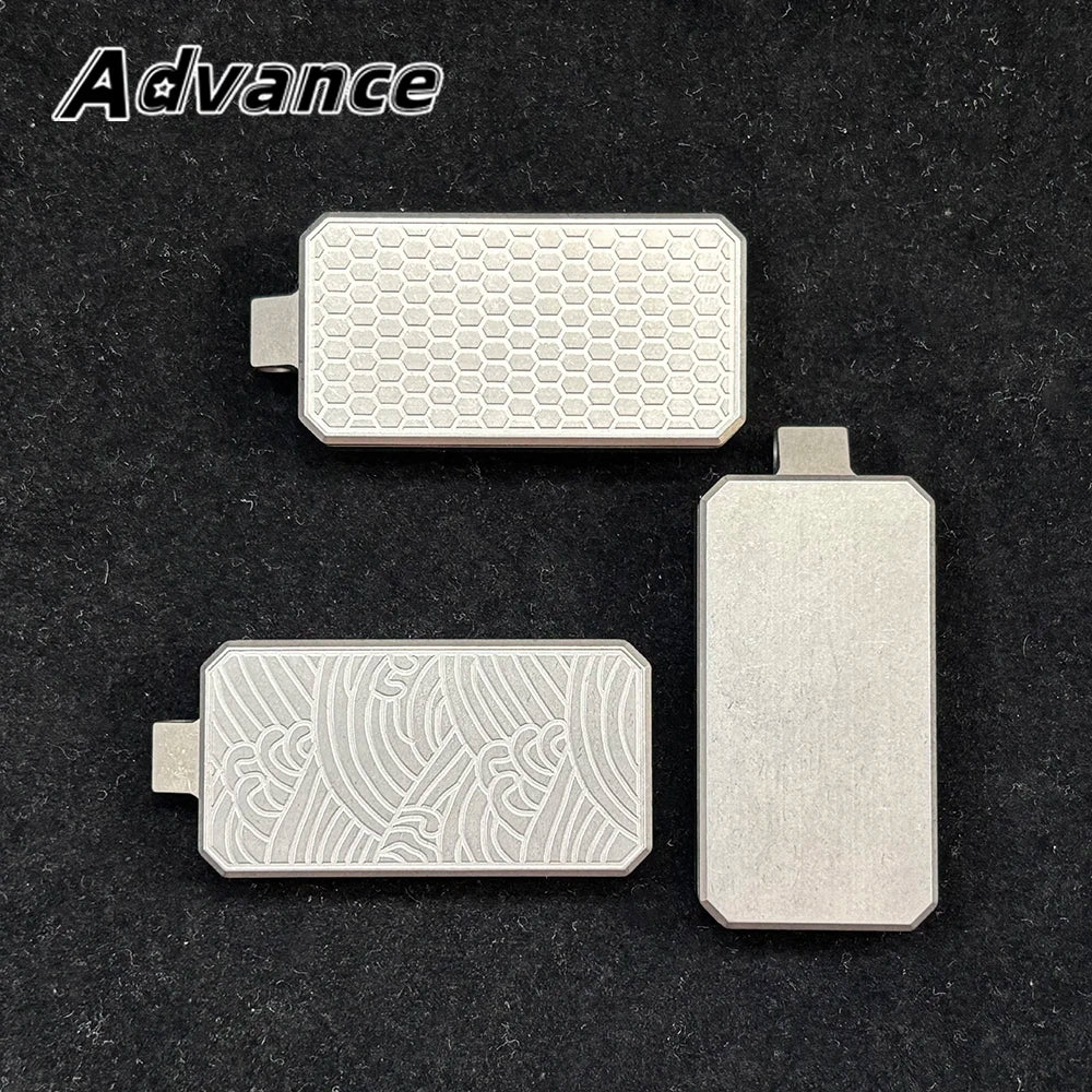 Mini Size Storage Box Portable Magnetic Push Box Titanium Alloy Outdoor Tool EDC