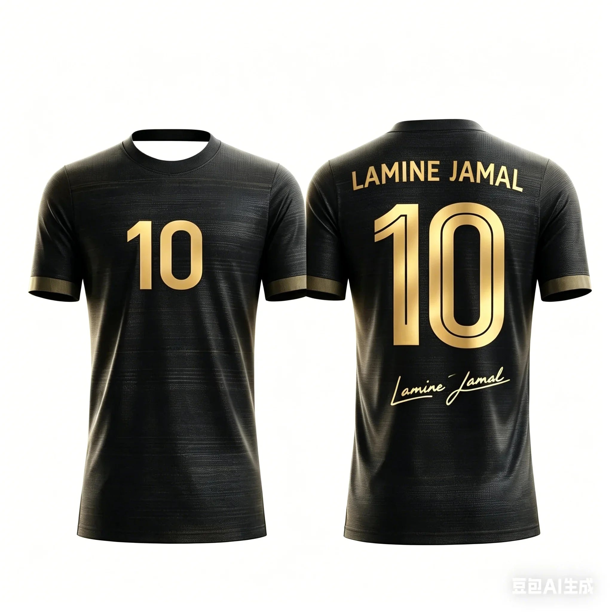Yamal 3D Football Fan Sports T-shirt Breathable Speed Drying Men's and Women's Same Style Summer Outdoor Daily Wear