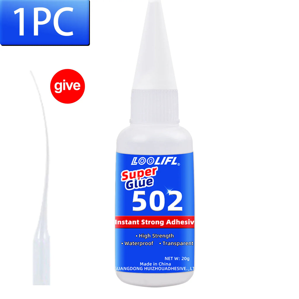 1-8Pcs 502 Strong Glue, Cyanoacrylate Glue, 10 Seconds Bonding, Suitable for Wood, Plastic, Ceramics, Metal, All-Round Bonding Tools
