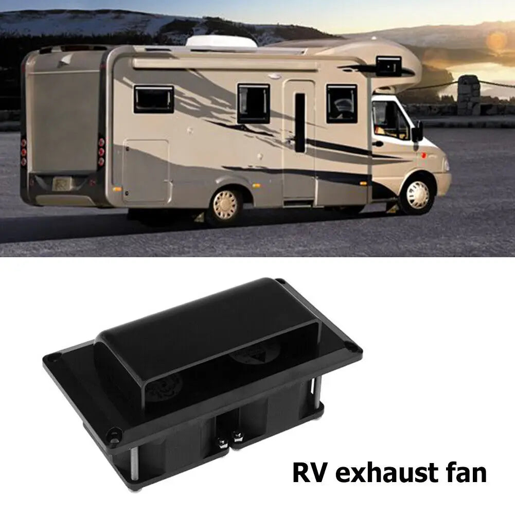 1Pc RVs Caravan Motorhome Trailer Side Air Vent Fan 12V 25W RV Ventilation Exhaust Fans For Camper Trailer Boat Marine Yacht