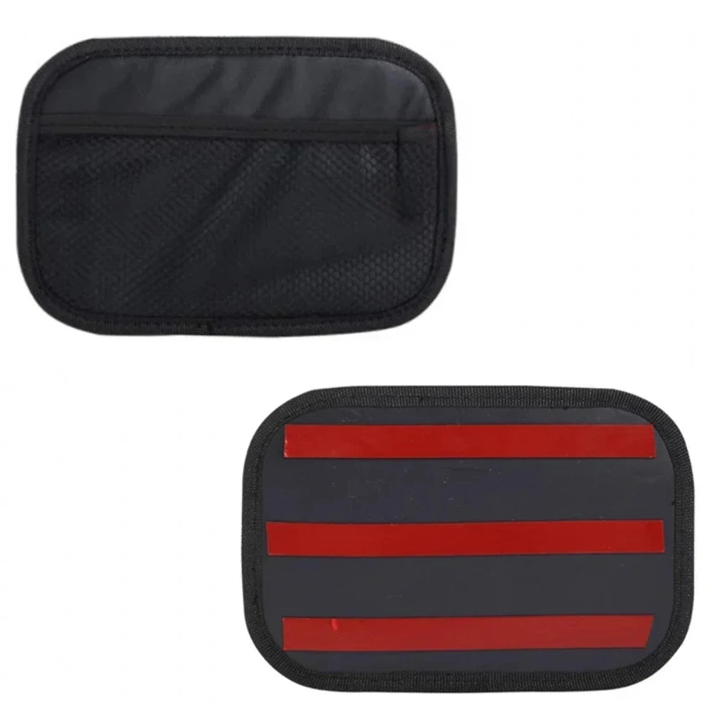 Car Leather Mesh Bag Oxford Fabric Storage Net Bags Car Interior Organizer Phones Coins Keys Storage Auto Stowing Tidying Tools