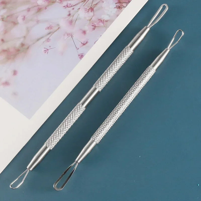 Extrafine Acne Remover Blackhead Needles Comedone Acne Pimple Blemish Remover Tool for Face Skin Care Facial Pore Cleaner Tool