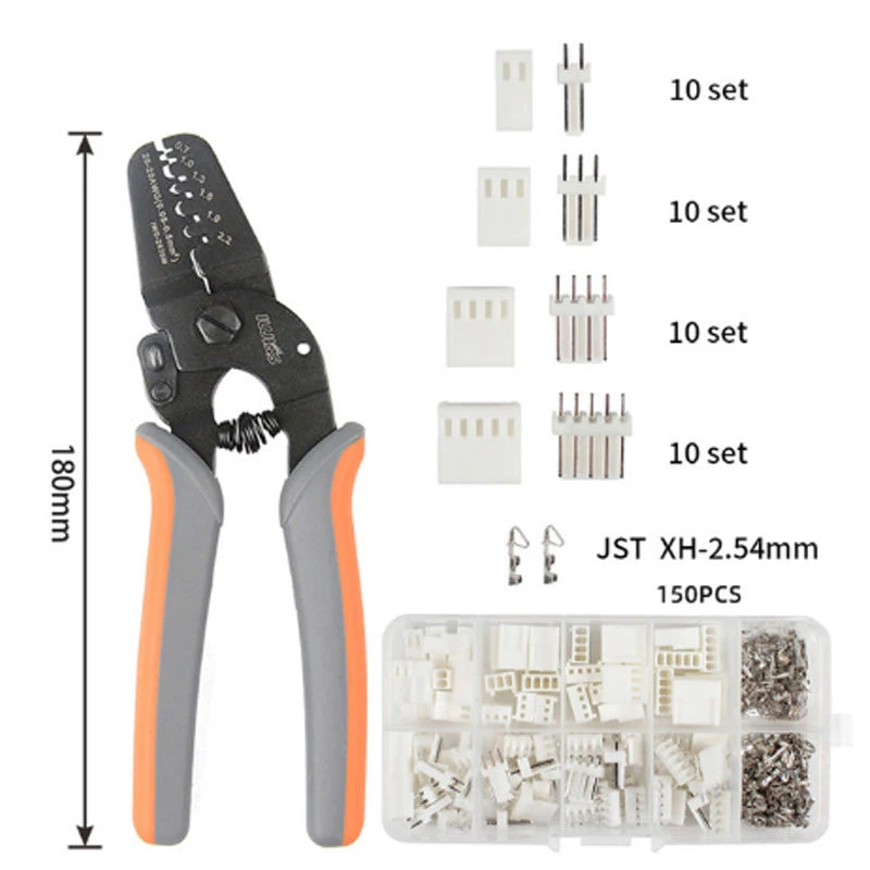 IWS-2820 Crimper Plier IWISS Mini Micro Open Barrel Crimping Tools for AWG28-20 JAM Molex Tyco JST2.54 Terminals and Connectors