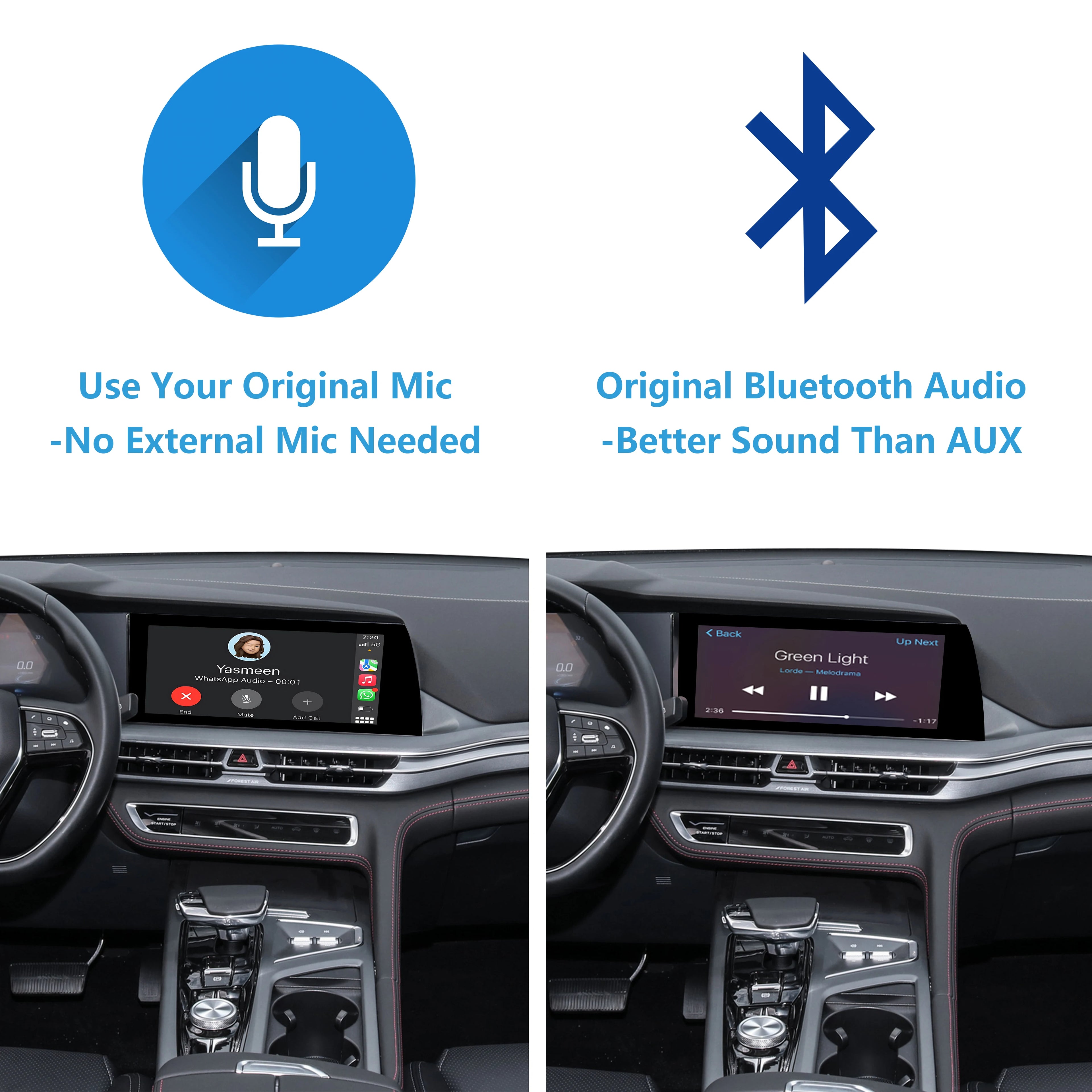 Wireless CarPlay & Android Auto Module for Changan CS35Plus CS55Plus CS75Plus CS85 CS95 EADO UNI-T UNI-K Support Original Camera